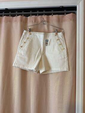 J.Mclaughlin Dominica Sailor Shorts in White